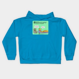 GIRAFFE THERAPY - ZOODRAWS COMIC Kids Hoodie